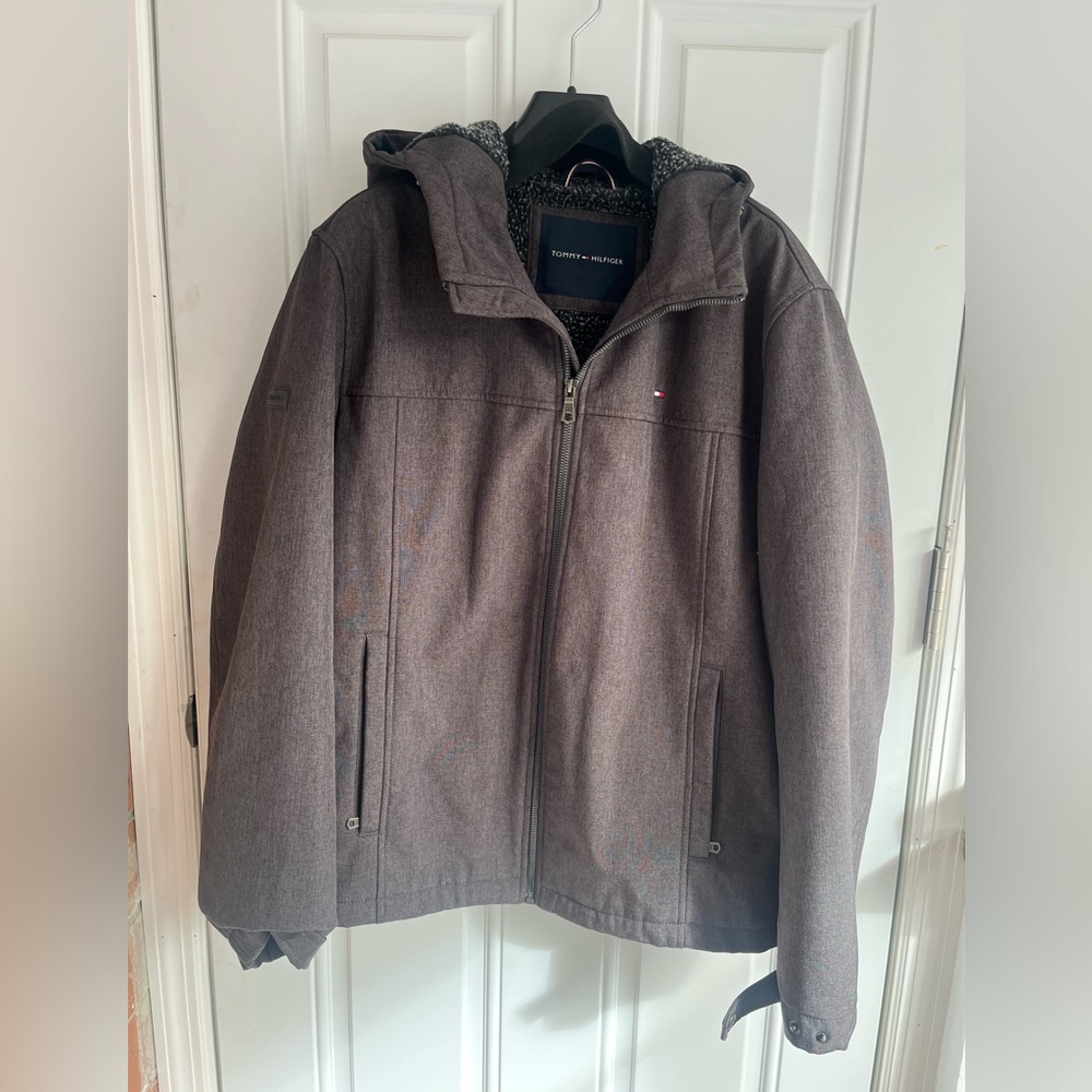 Tommy Hilfiger Men's Heather Gray Warm Jacket